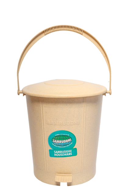 Dustbin Dolphin Marble Beige
