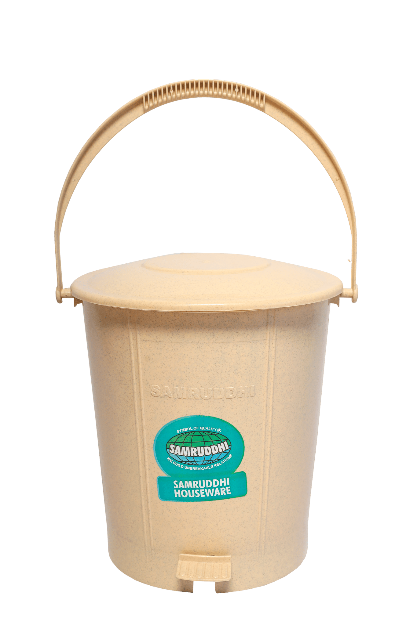Dustbin Dolphin Marble Beige