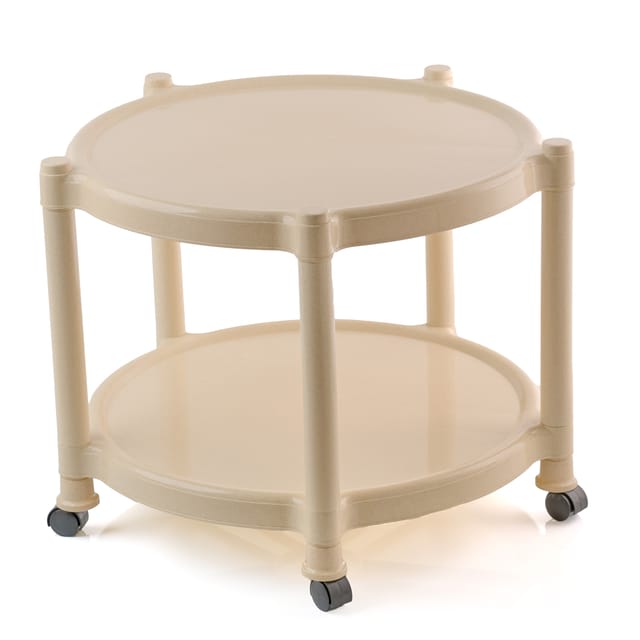 T poy Round Star Marble Beige
