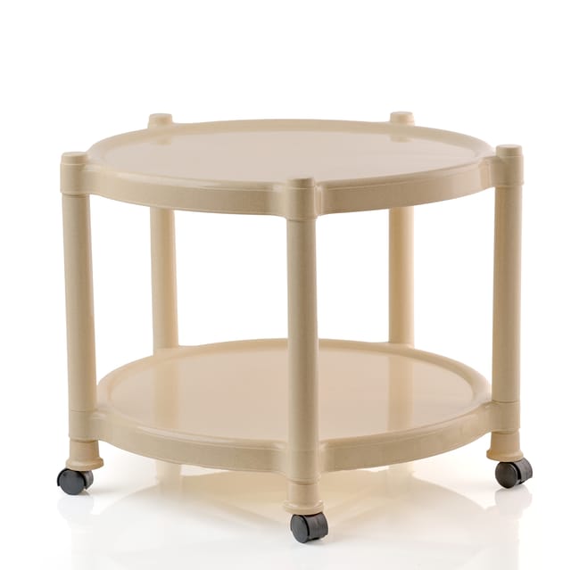 T poy Round Star Marble Beige