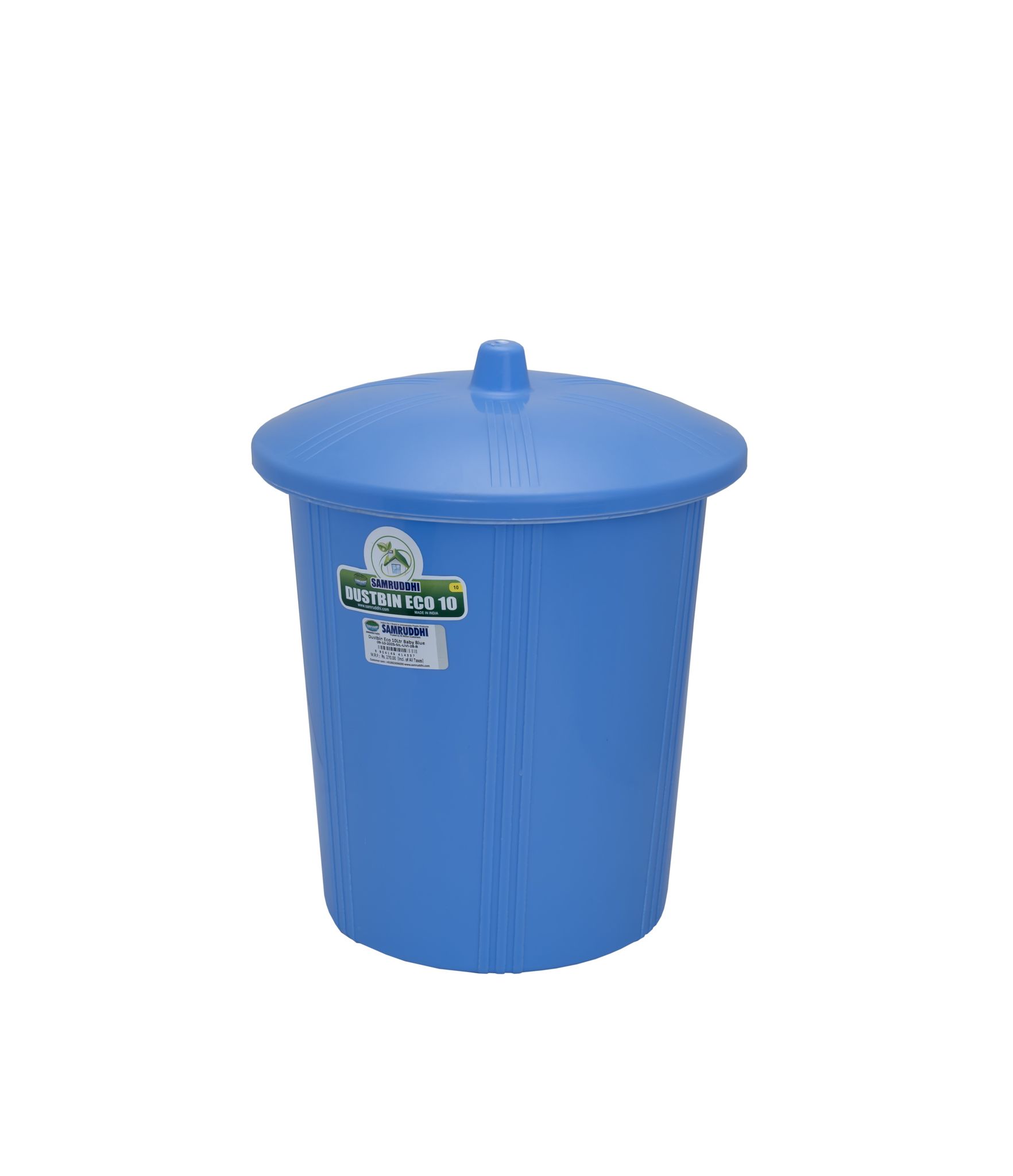 Dustbin Eco 10 Baby Blue