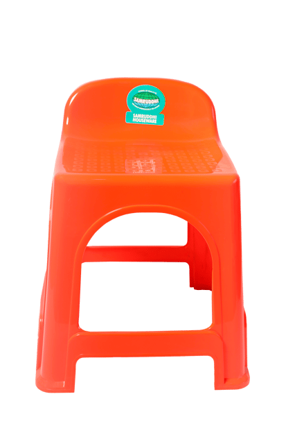 كرسي مرتفع الظهر برتقالي