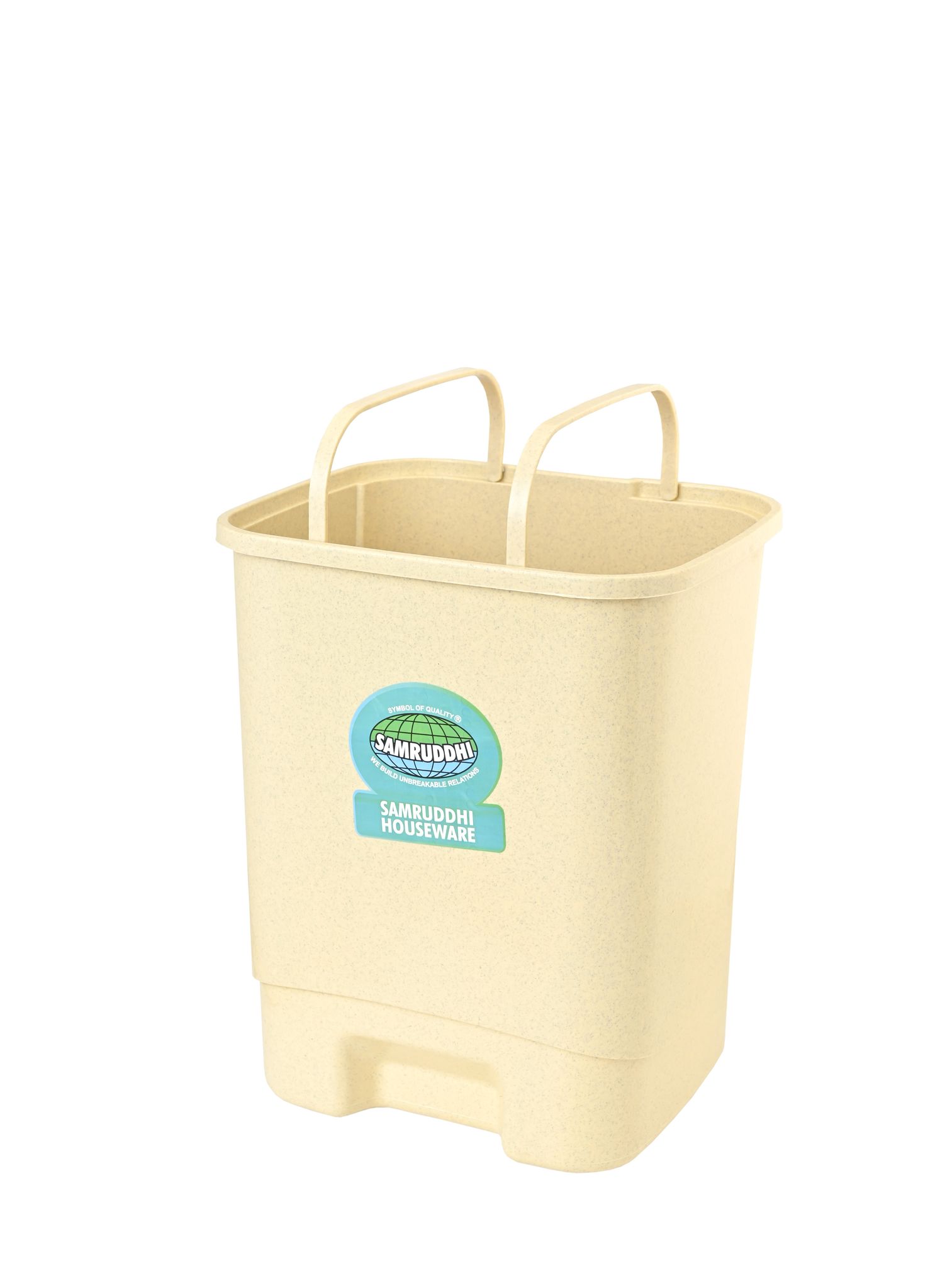 سلة مهملات أوسبري سولو 17 لون بيج رخامي