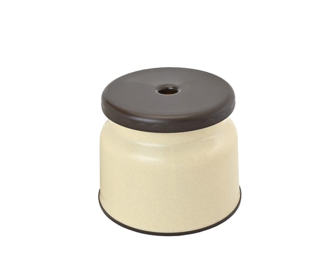 Bathstool Round -216 Beige Brown