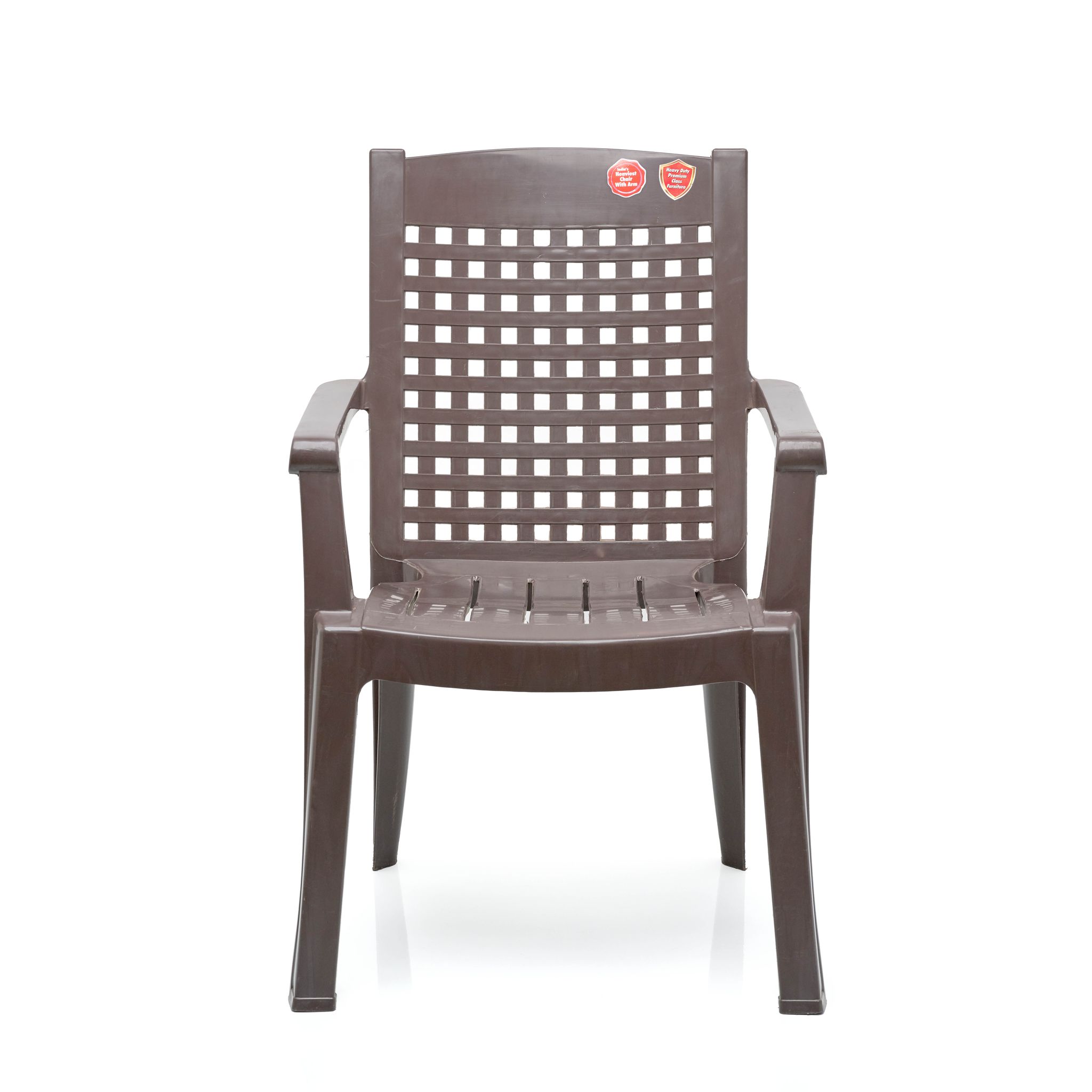 Chair Office Square Back Brown