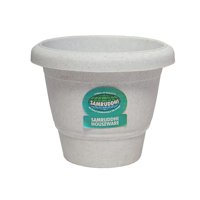 Planter Lilly Marble White
