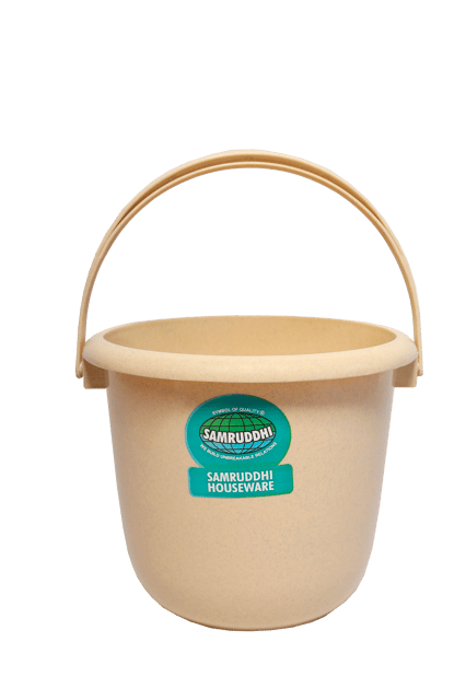 Bucket New Butterfly Marble Beige