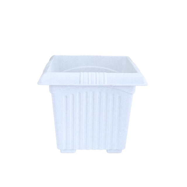 Planter Basant 10 Marble White