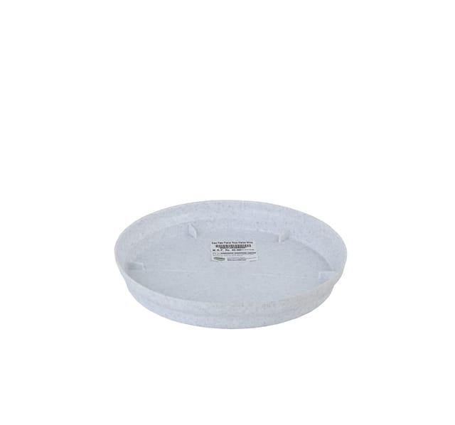 Planter Rose Base Plate Marble White