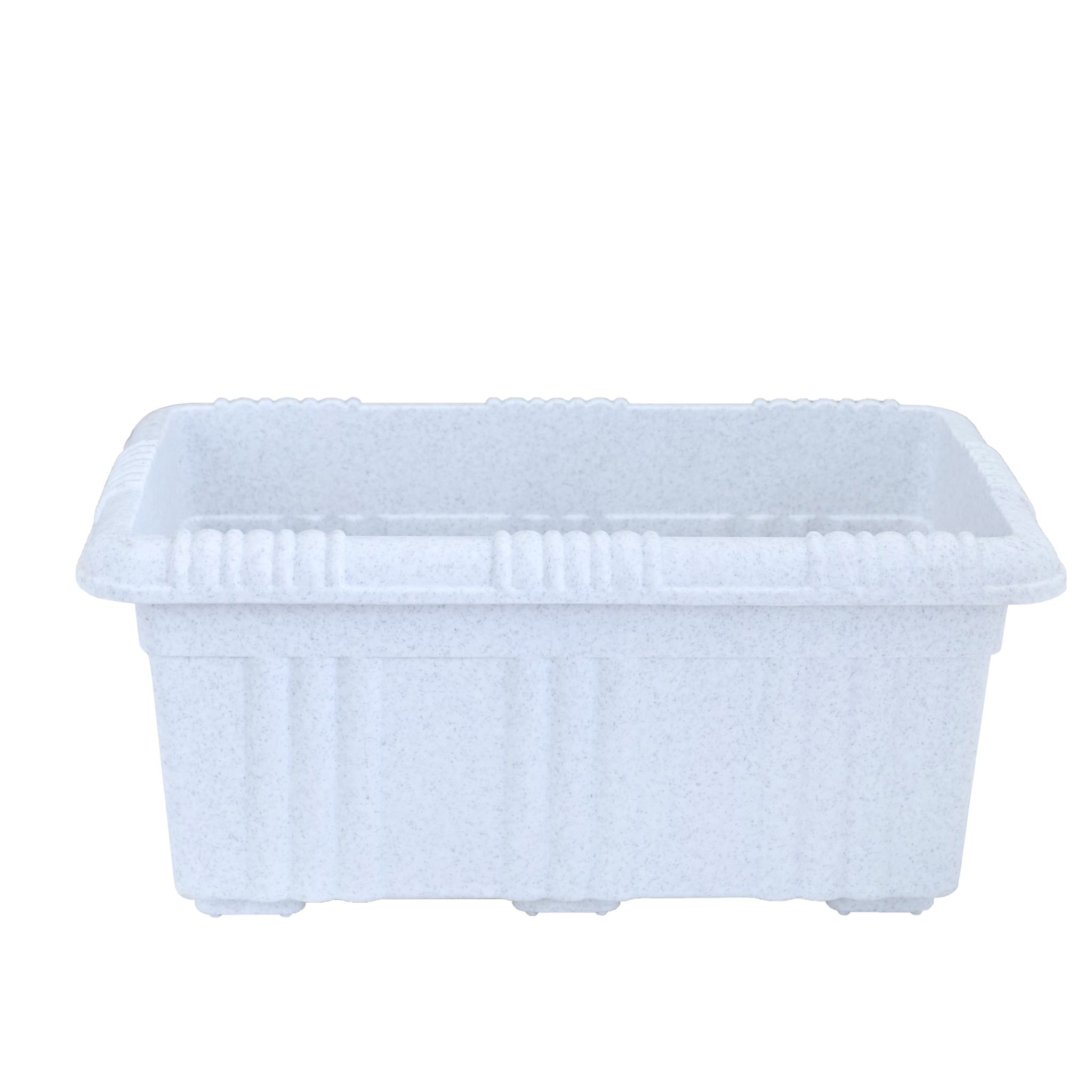 Planter Varsha 12  Marble White