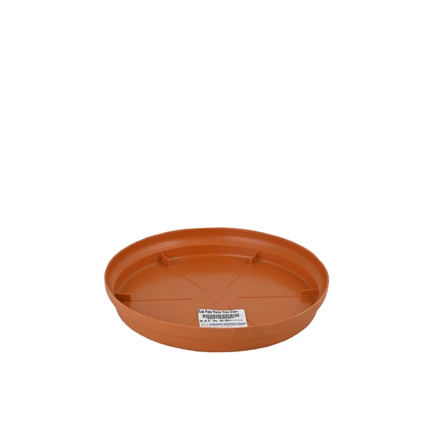 Planter Rose Base Plate Brown