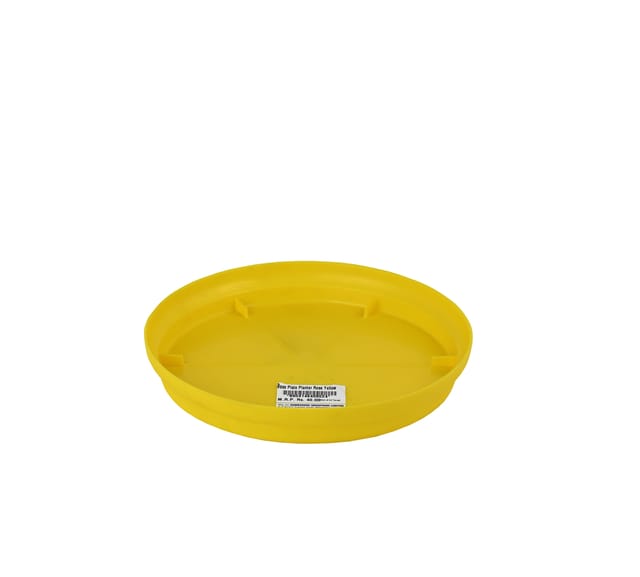 Planter Rose Base Plate Yellow