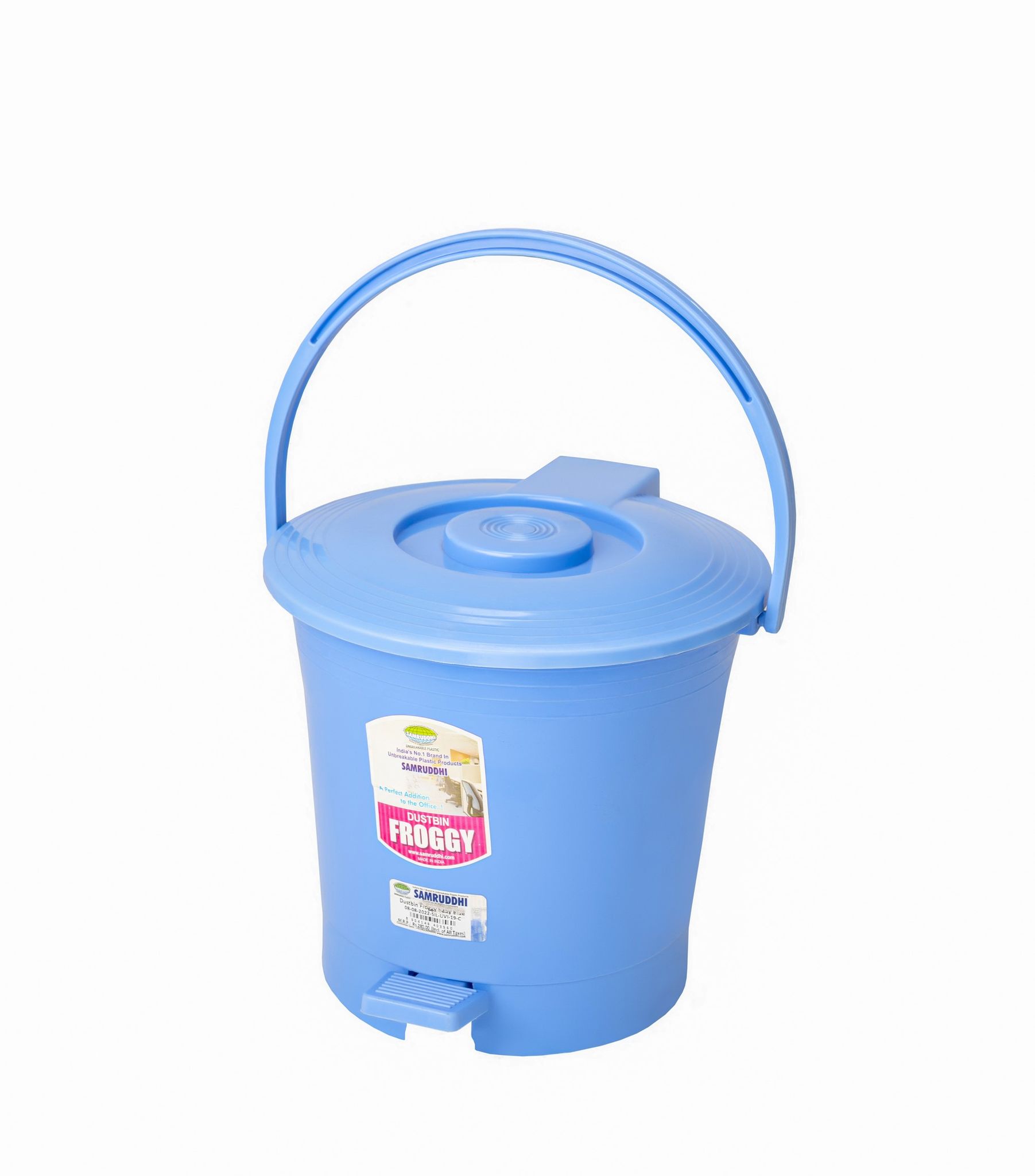 Dustbin Froggy Baby Blue