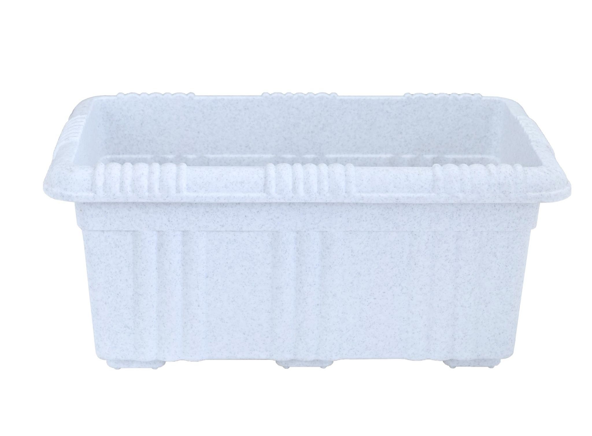 Planter Varsha 14  Marble White