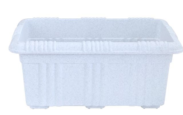 Planter Varsha 12  Marble White