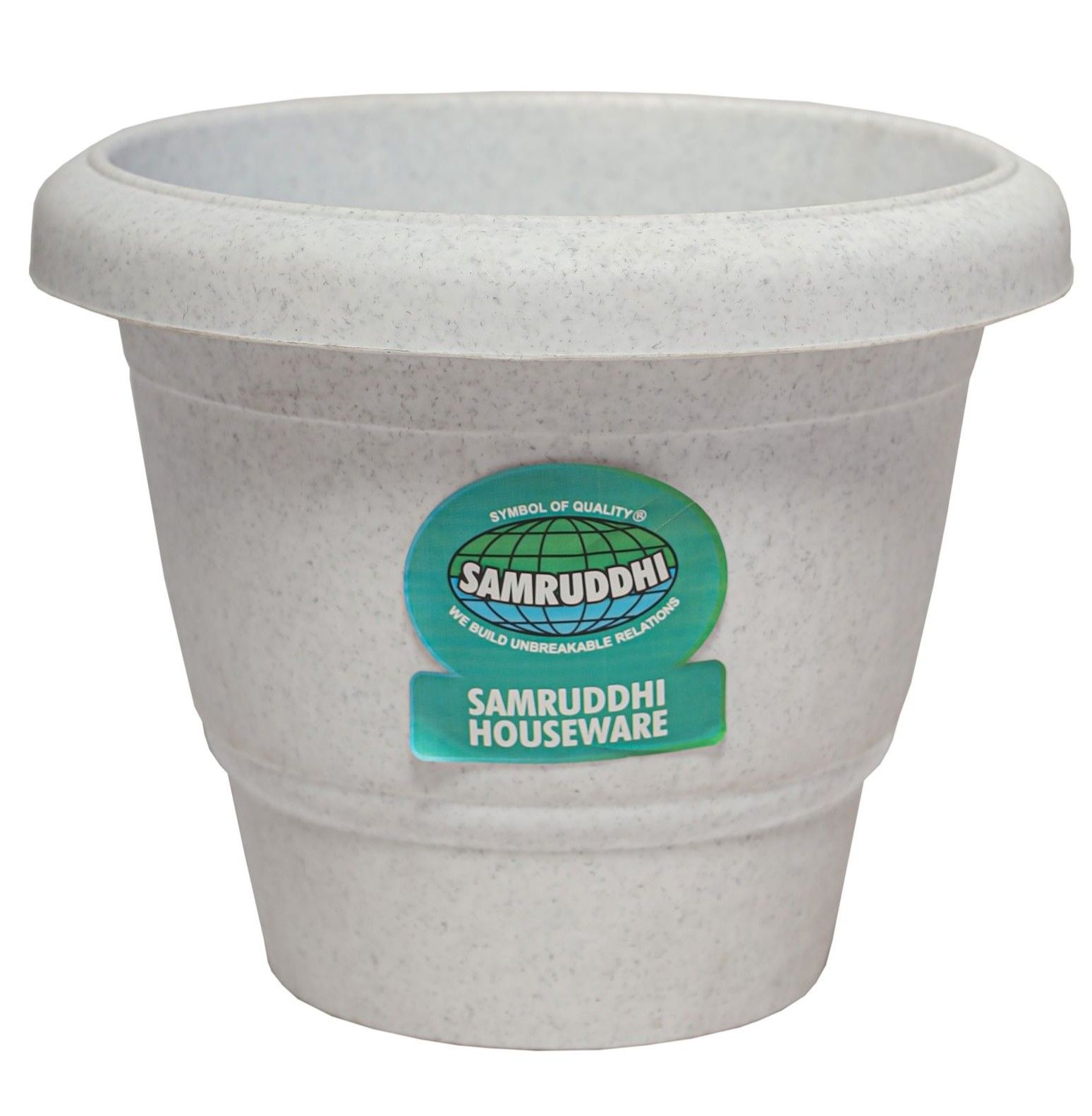 Planter Lilly Marble White