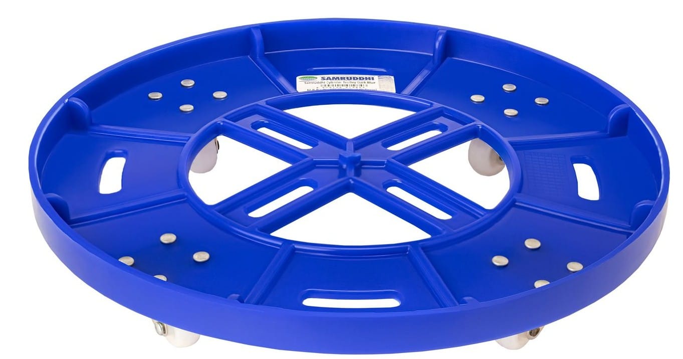 Samruddhi Cylinder Trolley Dark Blue