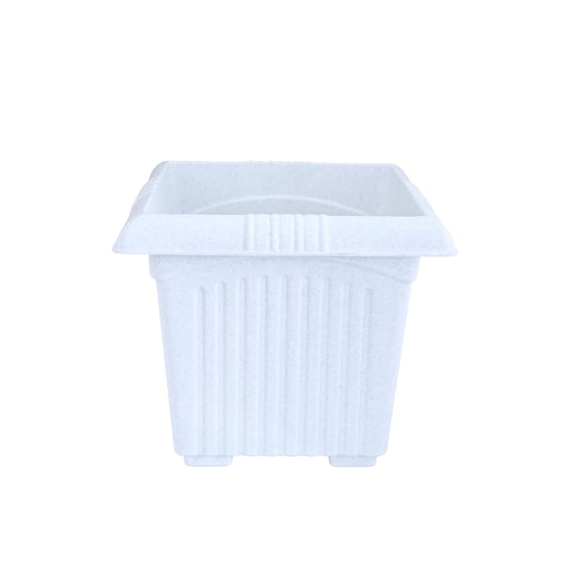 Planter Basant 16 Marble White