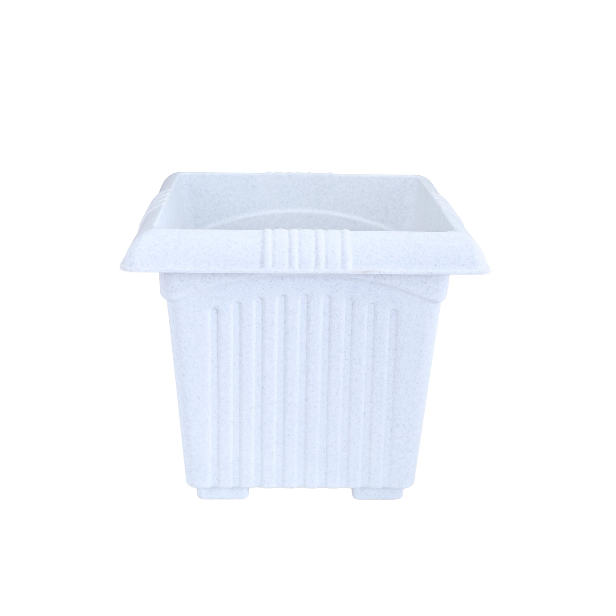 Planter Basant 16 Marble White