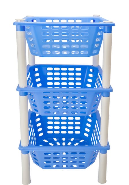 Rack Vegetable Square Baby Blue