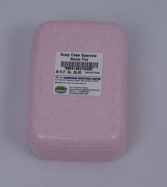 Soap Case Sparrow Marble Pink