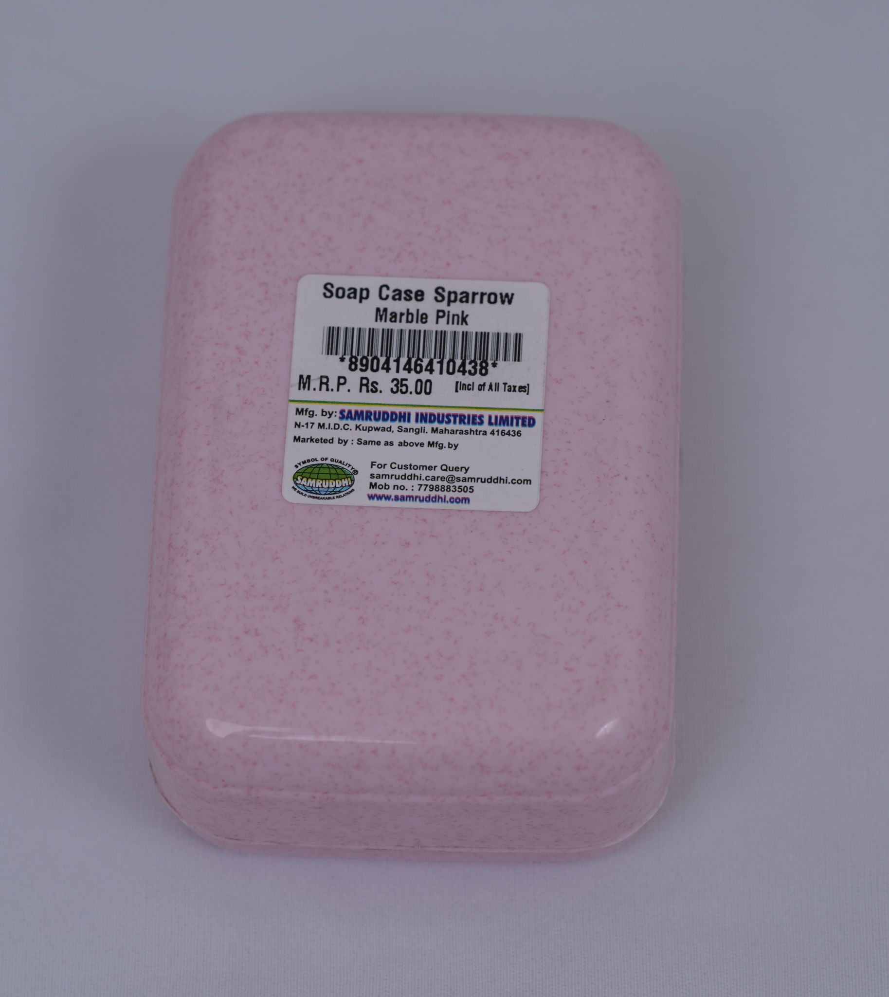 Soap Case Sparrow Marble Pink