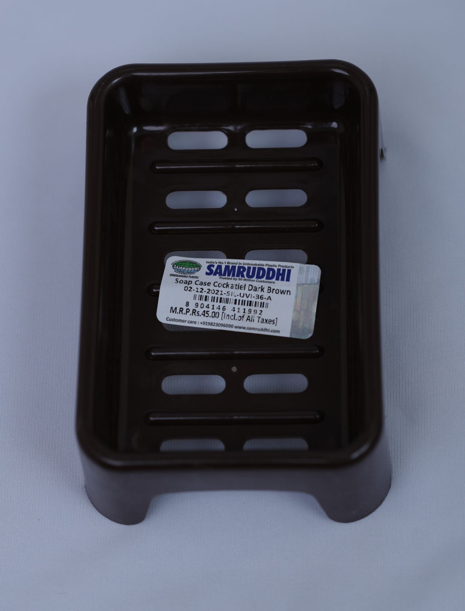 Soap Case Cockatiel Dark Brown