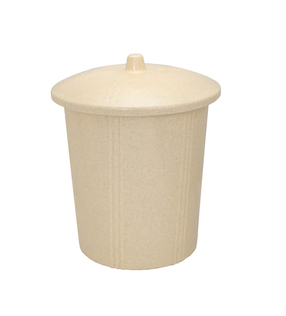 Dustbin Eco 10 Marble Beige