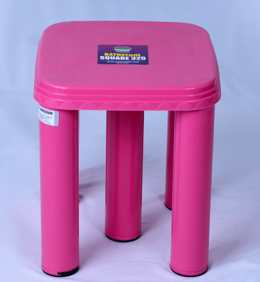 Bathstool Square 325 Special Pink