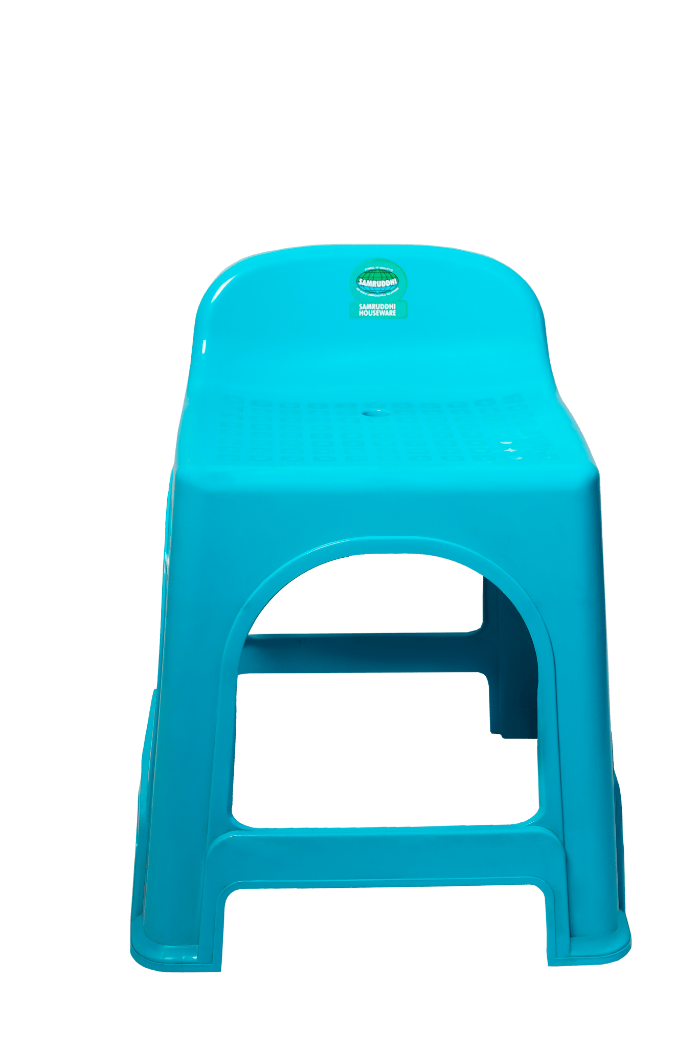 Stool Hi Back Bluish Green
