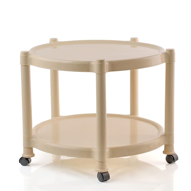 T poy Round Star Marble Beige