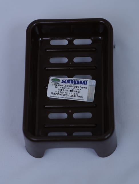 Soap Case Cockatiel Dark Brown