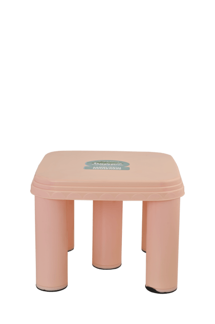 Bathstool Square 210 Peach