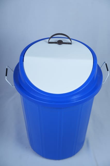 Dustbin Inox 32 Crate Blue