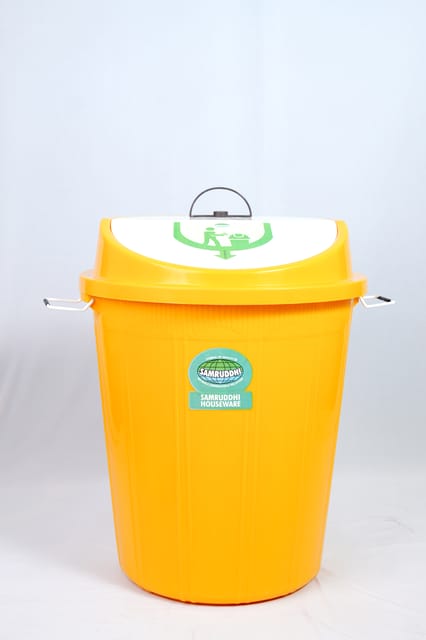 Dustbin Inox 50 Yellow