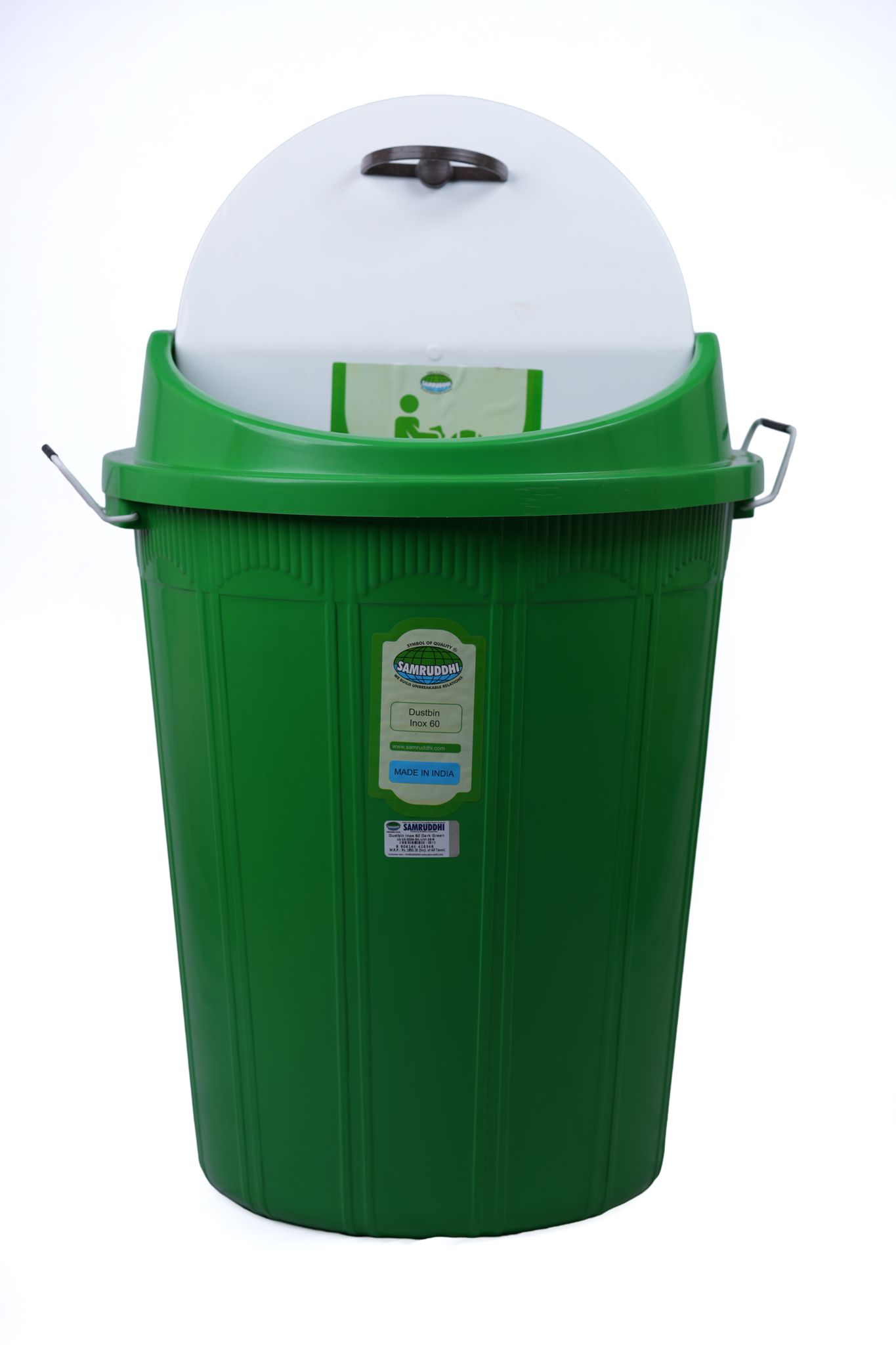 Dustbin Inox 60 Green